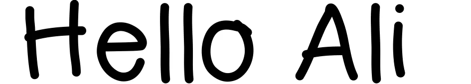 Hello Ali