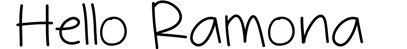 Hello Ramona
