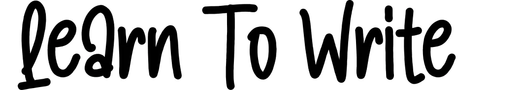 Learn To Write