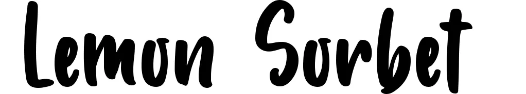 Lemon Sorbet