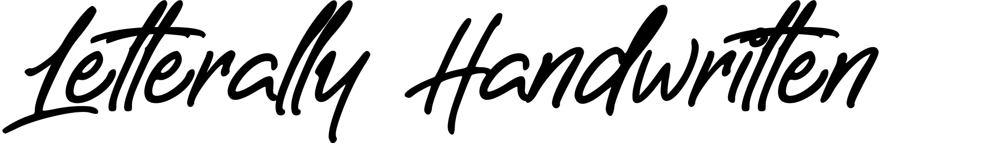 Letterally Handwritten