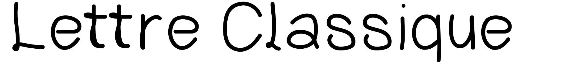 Lettre Classique