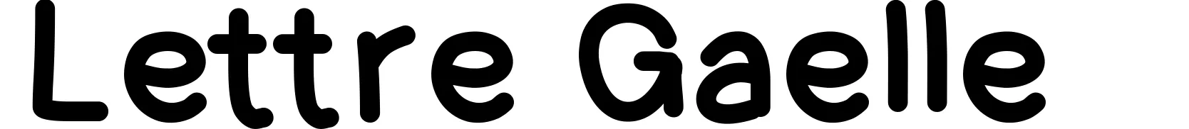 Lettre Gaelle