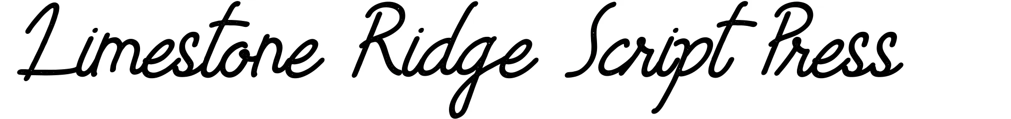 Limestone Ridge Script Press