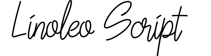 Linoleo Script