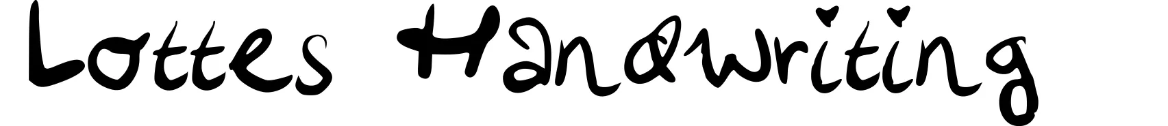 Lottes Handwriting