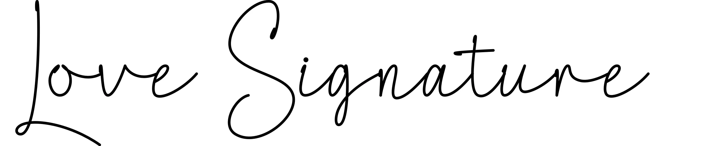 Love Signature
