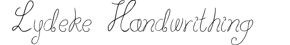 Lydeke Handwrithing