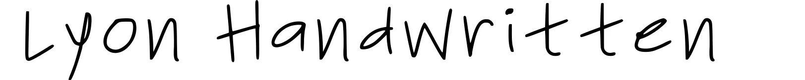Lyon Handwritten