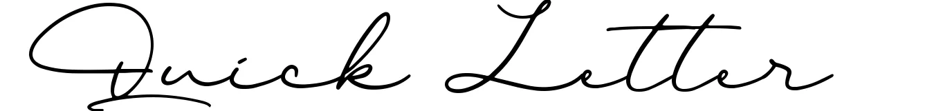 Quick Letter