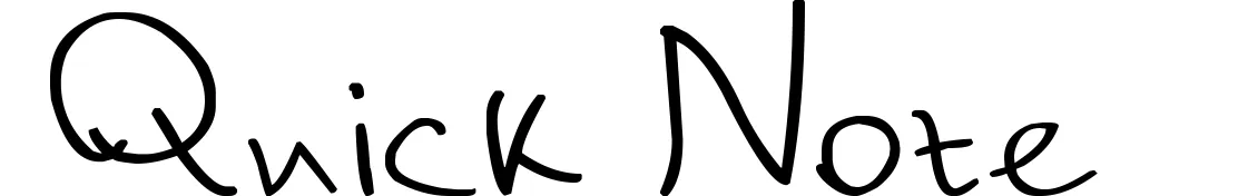 Quick Note