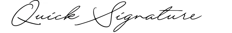 Quick Signature