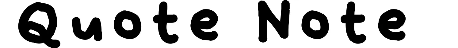 Quote Note