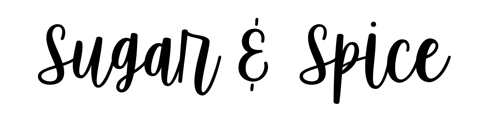 Spice Font Lettering Urban | Sugar & Spice Font