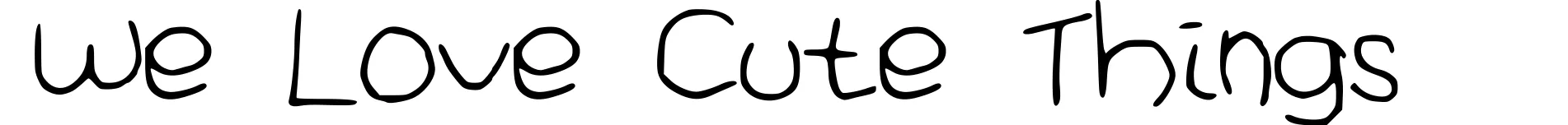 We Love Cute Things