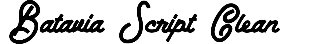 Batavia Script Clean