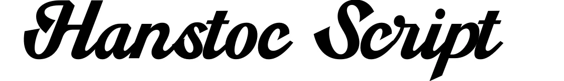 Hanstoc Script