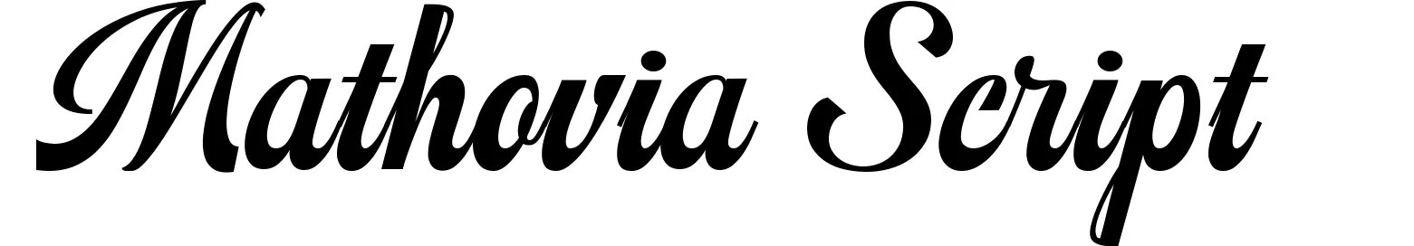 Mathovia Script