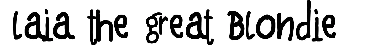 Laia the Great Blondie