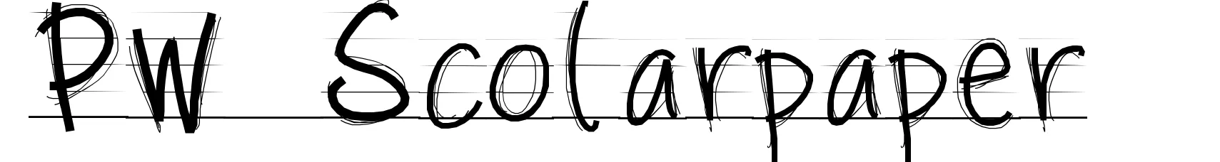 PW Scolarpaper