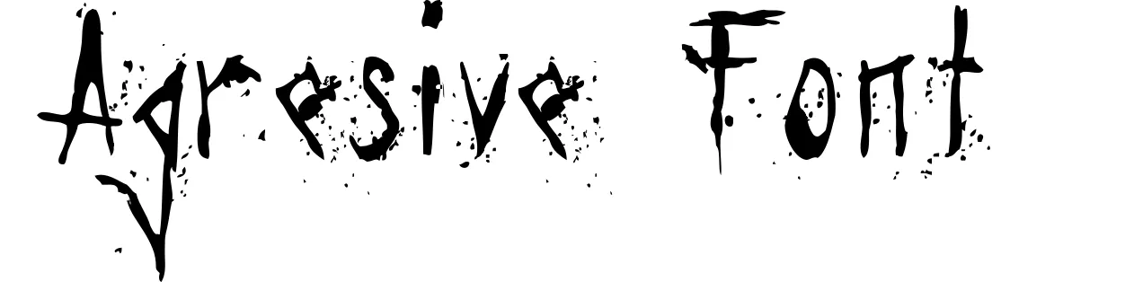 Agresive Font