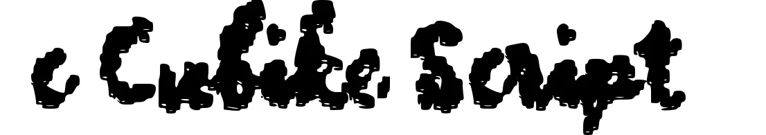 c Cubike Script