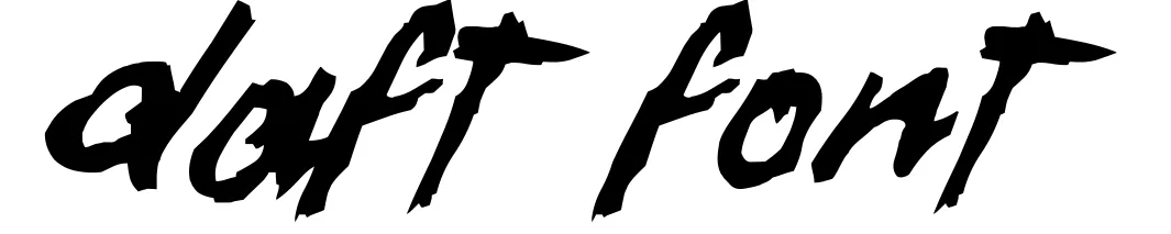 Daft Font