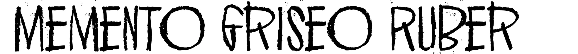 Memento Griseo Ruber