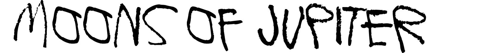 Moons of Jupiter