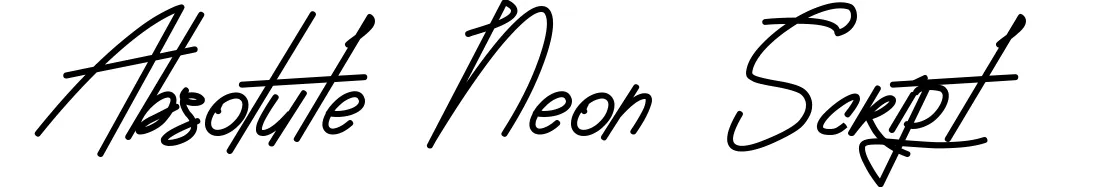 Absolute Neon Script