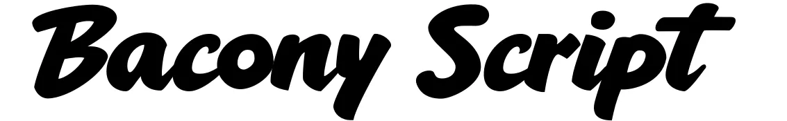 Bacony Script