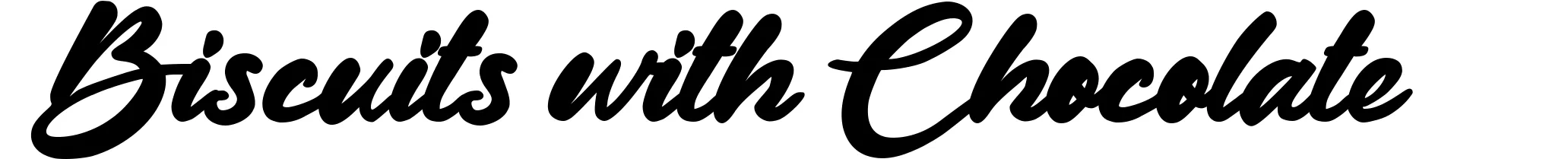 Biscuits with Chocolate