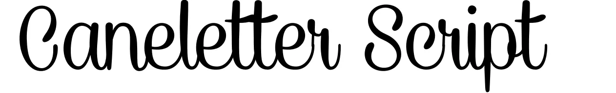 Caneletter Script