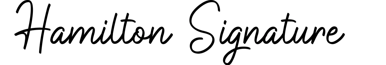 Hamilton Signature