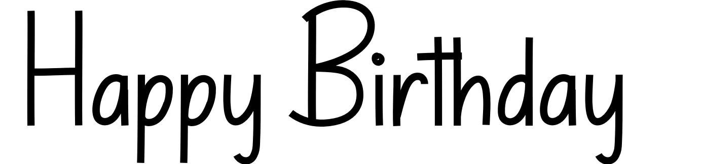 Happy Birthday