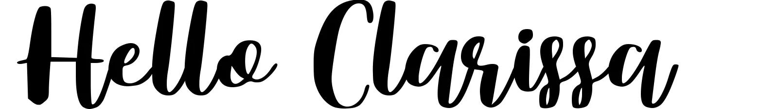 Hello Clarissa