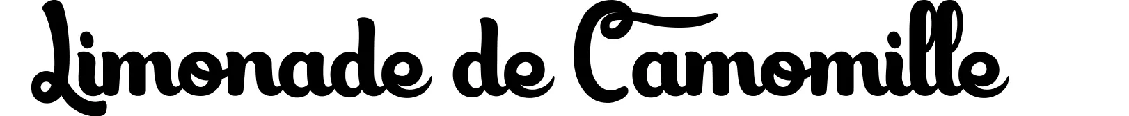 Limonade de Camomille