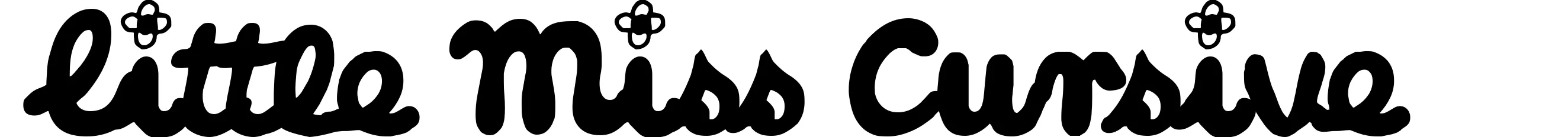 Little Miss Cursive