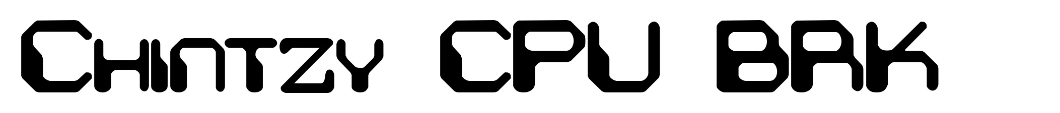 Chintzy CPU BRK