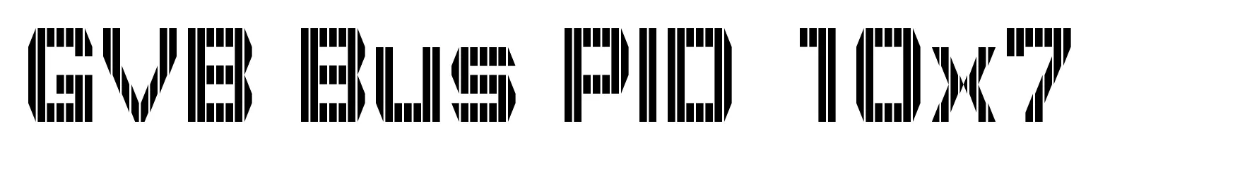 GVB Bus PID 10x7