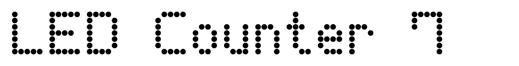LED Counter 7