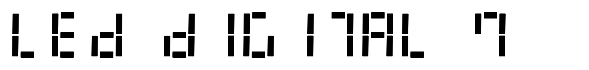 LED Digital 7