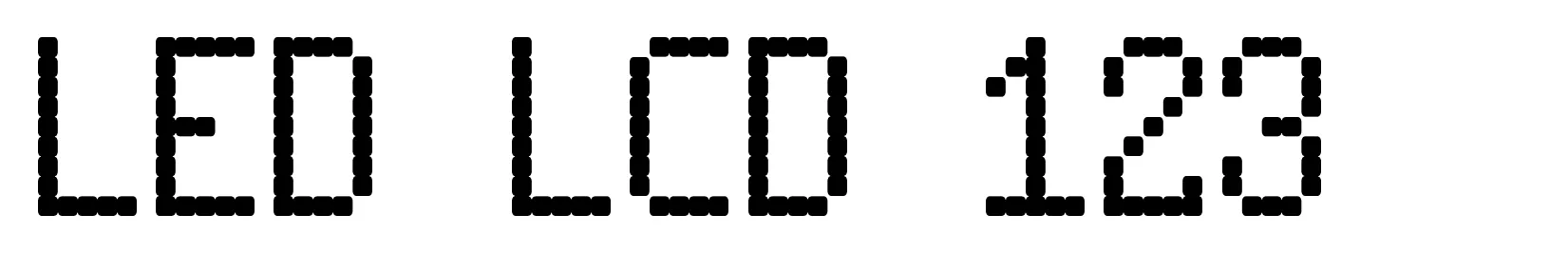 LED LCD 123