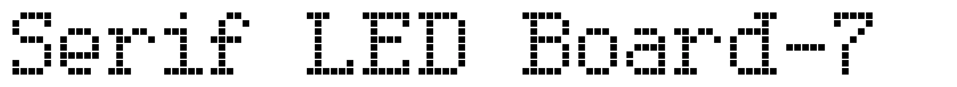 Serif LED Board-7