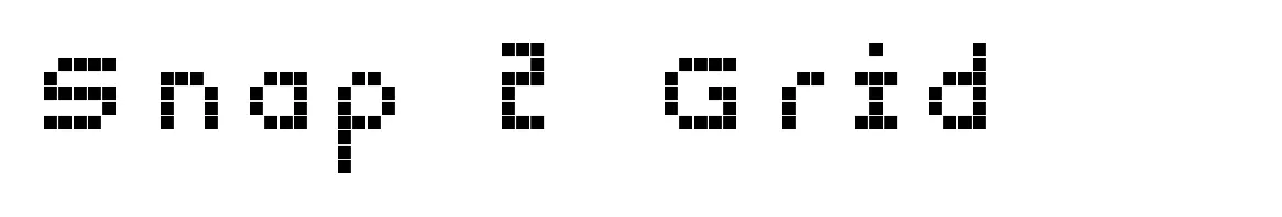 Snap 2 Grid