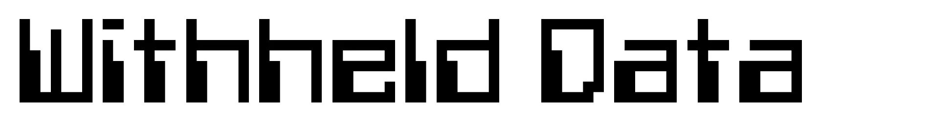 Withheld Data