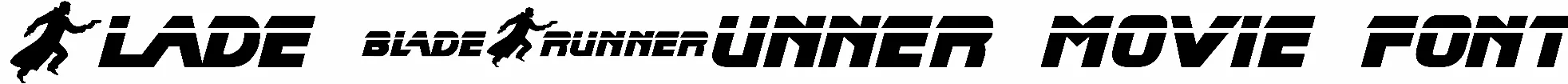 Blade Runner Movie Font