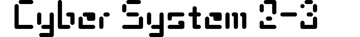 Cyber System 2-3