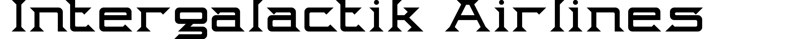 Intergalactik Airlines