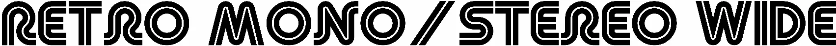 Retro Mono Stereo Wide